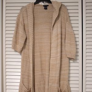 Long Tan Cardigan (L)